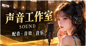 声音工作室主题视觉